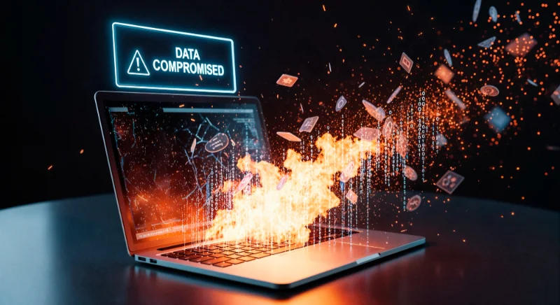 data compromise ordinateur brisé